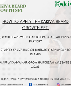 Alternative view of Kakiva Beard Growth Set